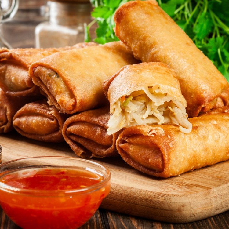 سبرينغ رول بالدجاج