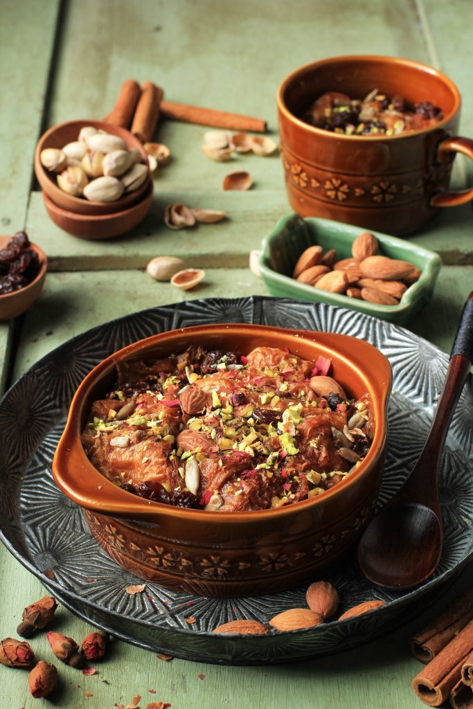 أم علي بالحليب المكثف