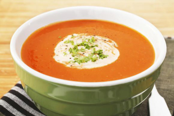 شوربة الفاصوليا مع الكريمة