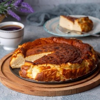 تشيز كيك الباسك المحروق