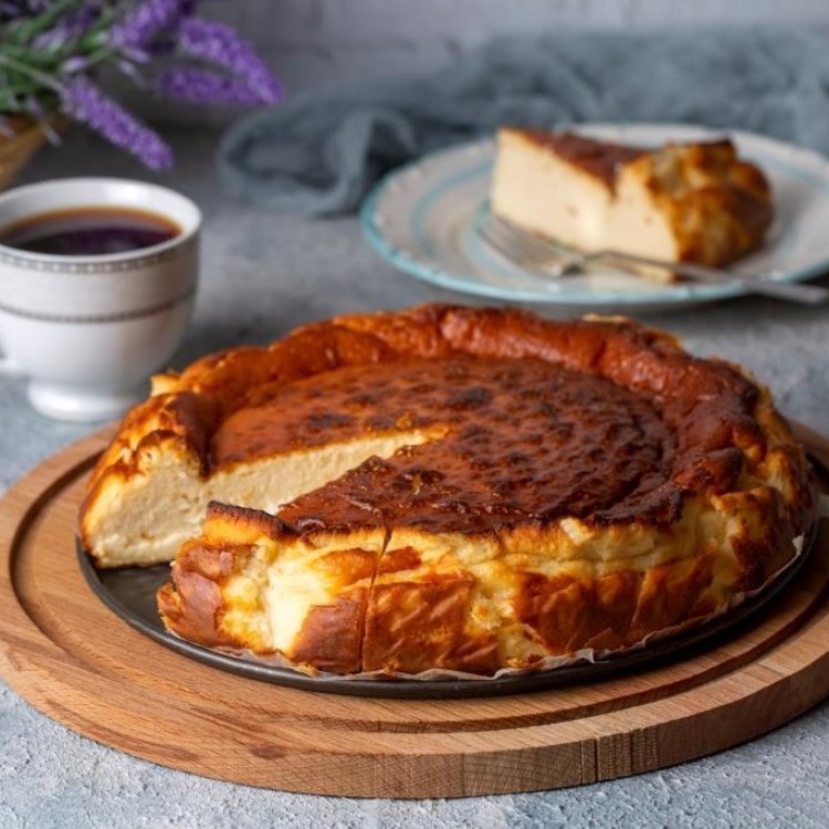 تشيز كيك الباسك المحروق