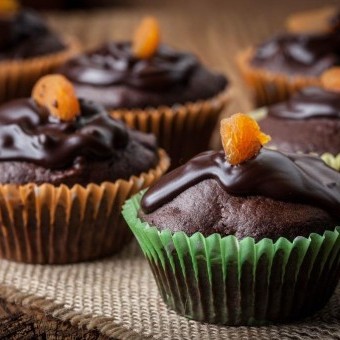 كب كيك الشوكولاتة الخفيف للرجيم