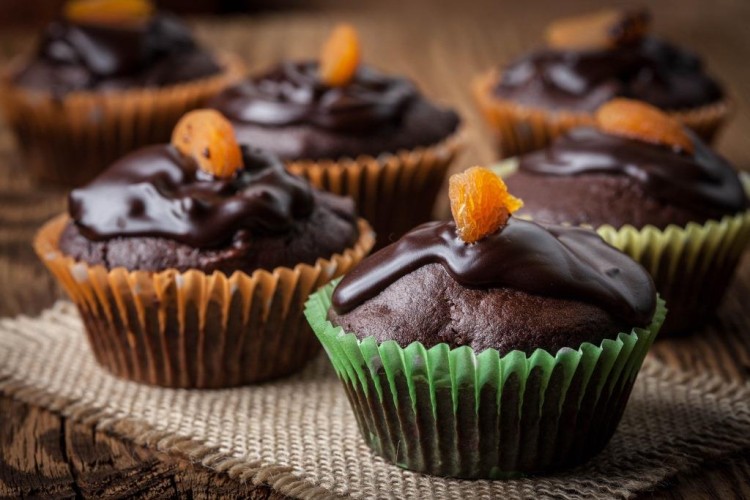 كب كيك الشوكولاتة الخفيف للرجيم