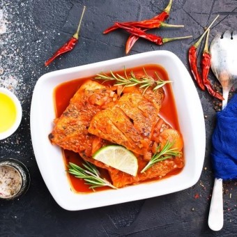 فيليه سمك بالصوص الحار