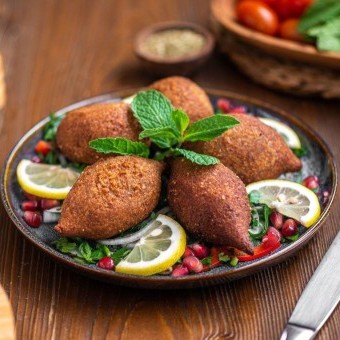 كبة بالبرغل المقلية