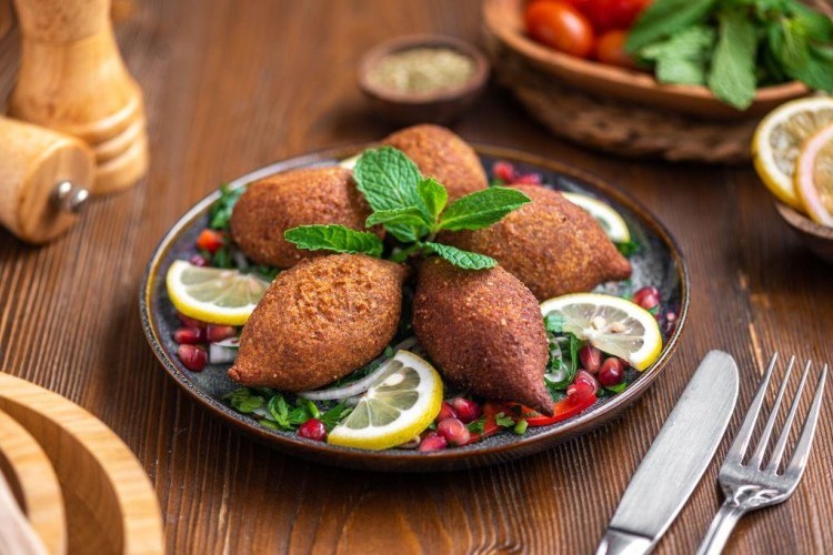 كبة بالبرغل المقلية