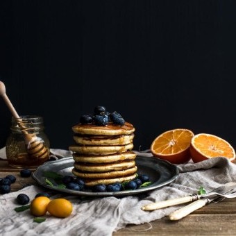 البان كيك بدون بيض