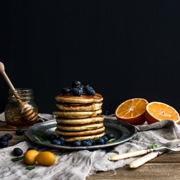 البان كيك بدون بيض