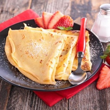 الكريب بدون بيض