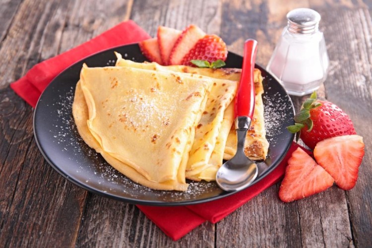 الكريب بدون بيض