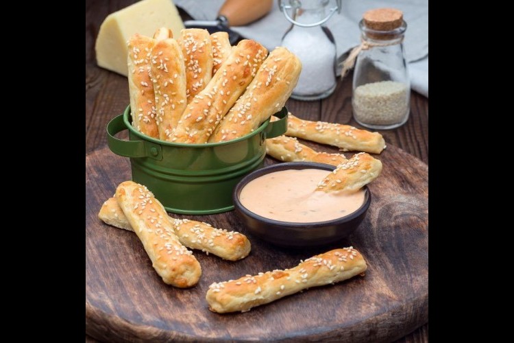 أصابع الخبز بالثوم