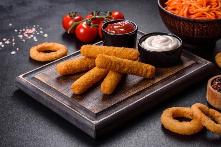 أصابع الجبن المقلية المقرمشة