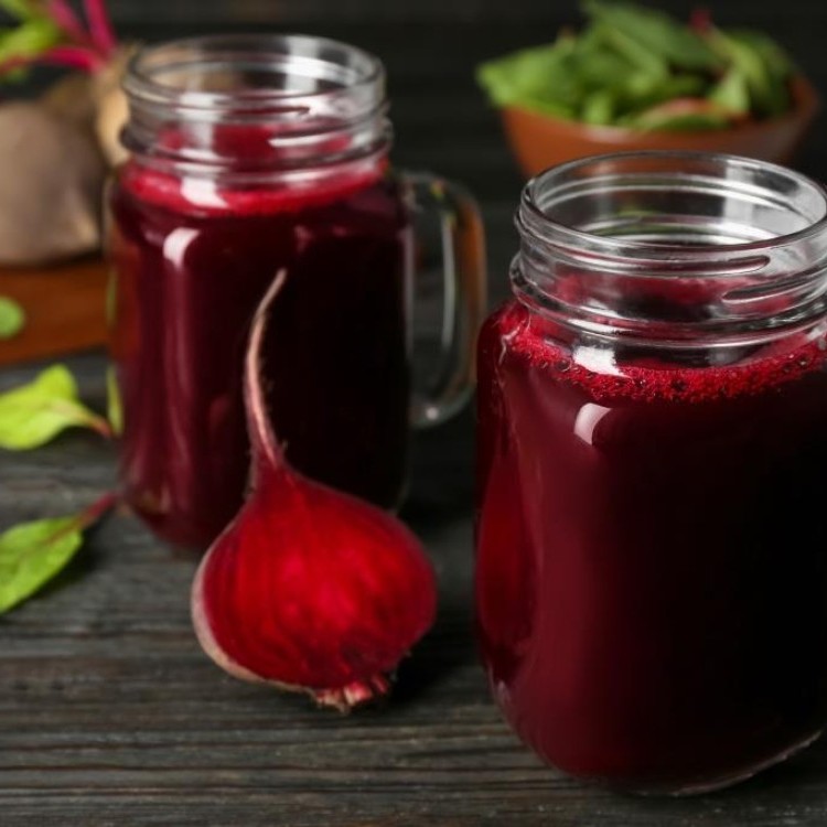 عصير الشمندر مع البرتقال