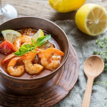 شوربة الروبيان الصحية