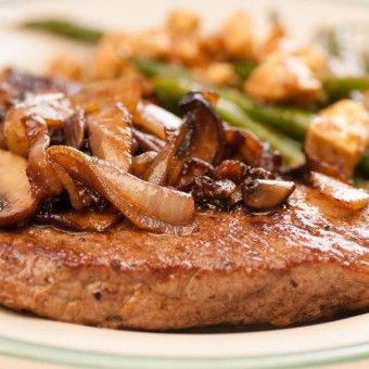 اسكالوب لحم على الأصول