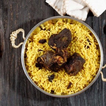 المندي باللحم