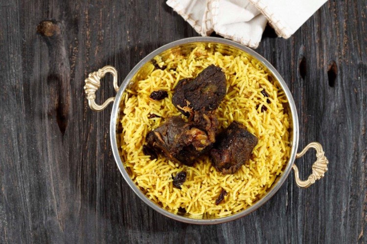 المندي باللحم