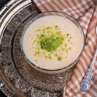 مهلبية ماء الزهر الباردة الصيفية