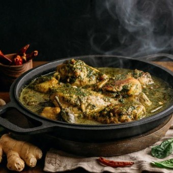 ملوخية بالدجاج