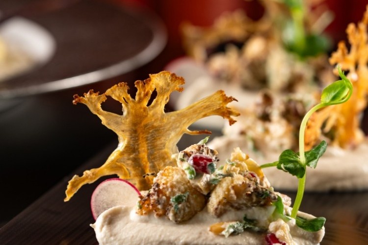 Cauliflower and Hummus with Tahini