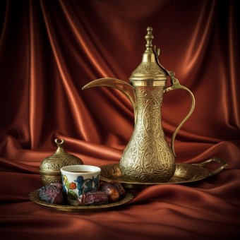 القهوة السعودية الأصلية لاحتفال اليوم الوطني