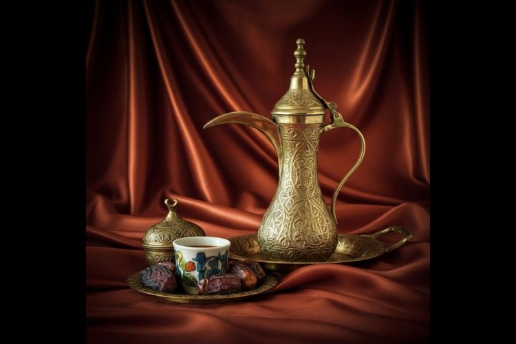 القهوة السعودية الأصلية لاحتفال اليوم الوطني