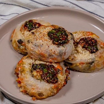فطائر الخضار برقائق الأرز بالفيديو