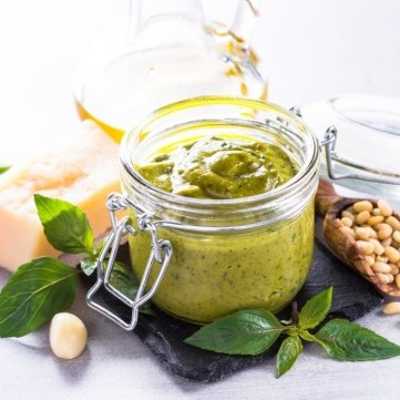 صلصة بستو الريحان