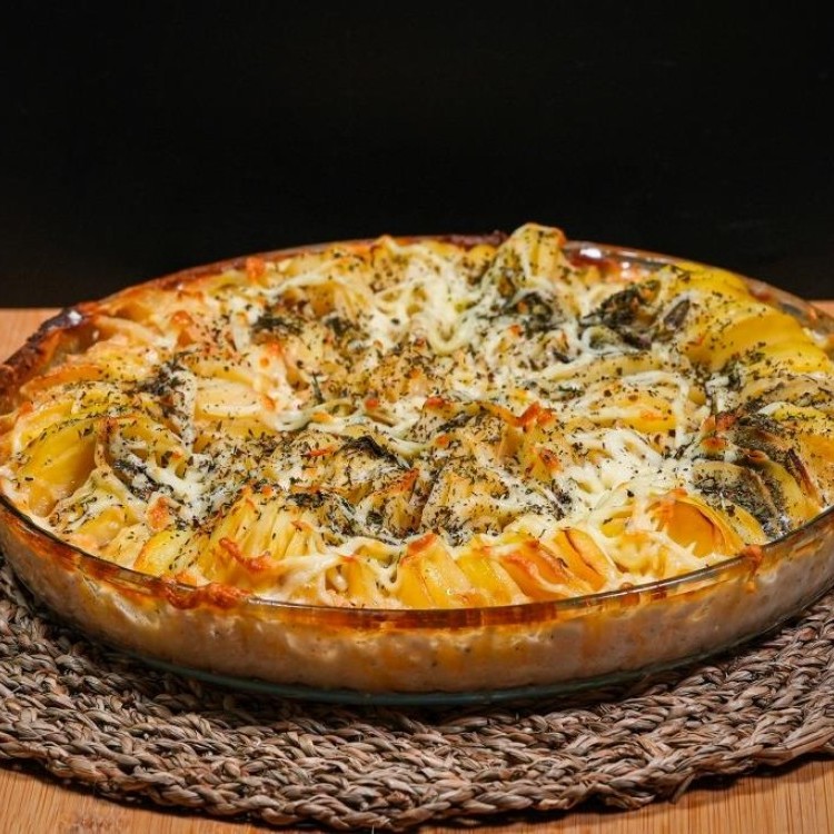 غراتان البطاطس بالفيديو