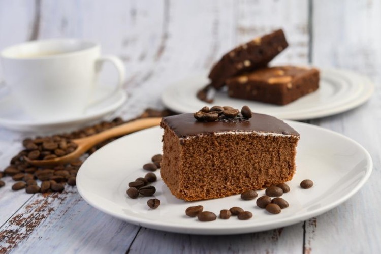 كيكة القهوة والشوكولاتة