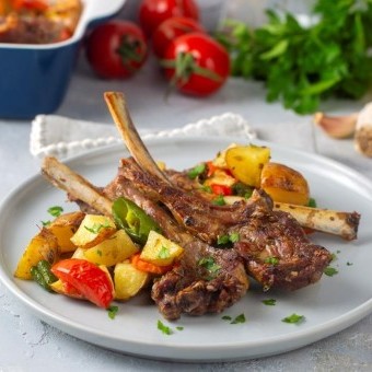 ريش خروف بالفرن