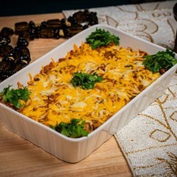 صينية الدجاج بالأرز والقشطة بالفيديو