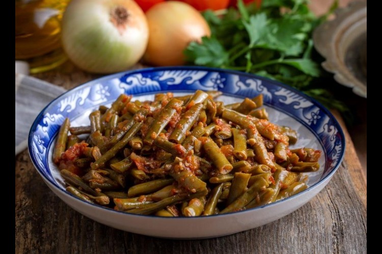 الفاصوليا الخضراء بالطريقة العراقية