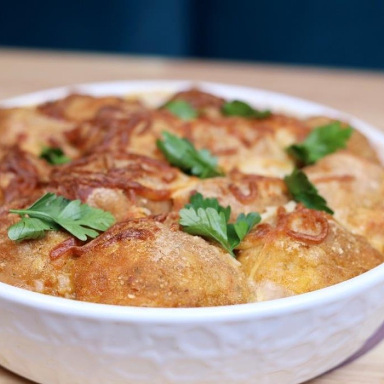 كرات البطاطس بالكريمة بالفيديو