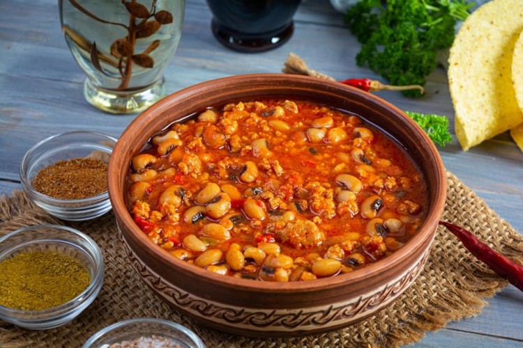 اللوبيا باللحم لإفطار رمضان