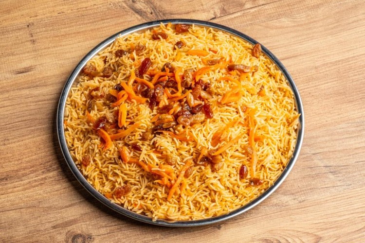 أرز الكبسة السعودي دون لحم أو دجاج