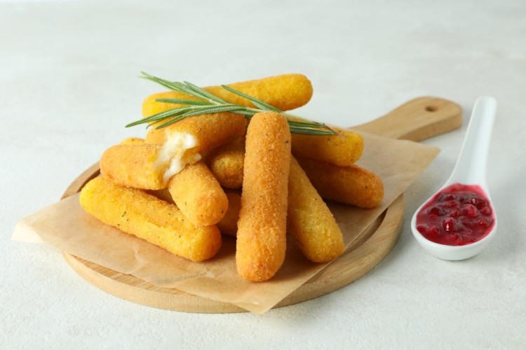 أصابع جبنة الشيدر المقلية