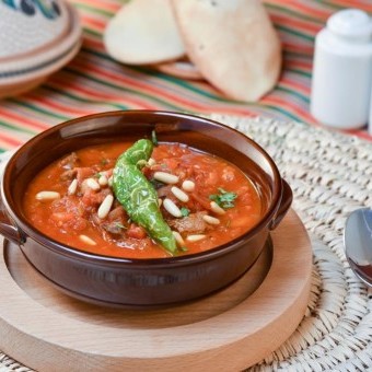 قلاية البندورة الحارة