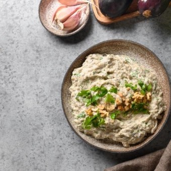 بابا غنوج مشوي