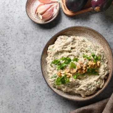 بابا غنوج مشوي