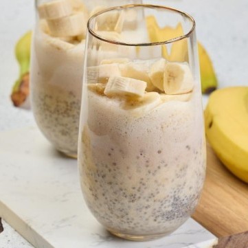 عصير الشوفان بالموز والحليب للسحور