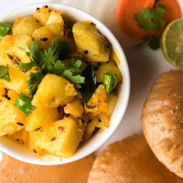 بطاطس هندية بالبهارات