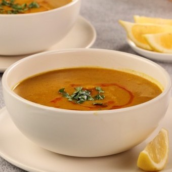 شوربة عدس بالفيديو