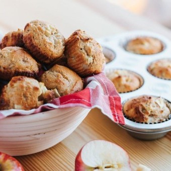 مافن التفاح لتحلية رمضان