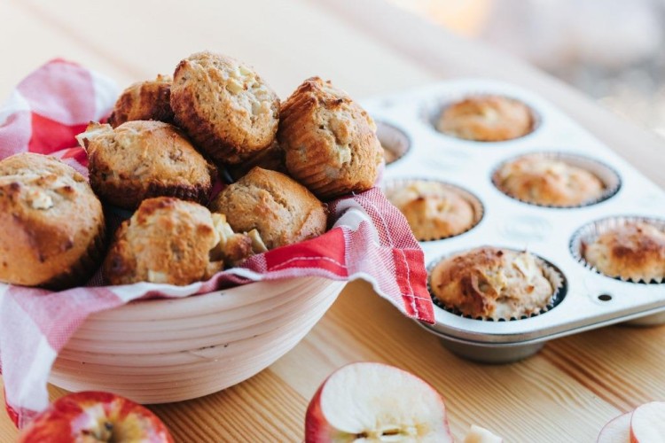 مافن التفاح لتحلية رمضان