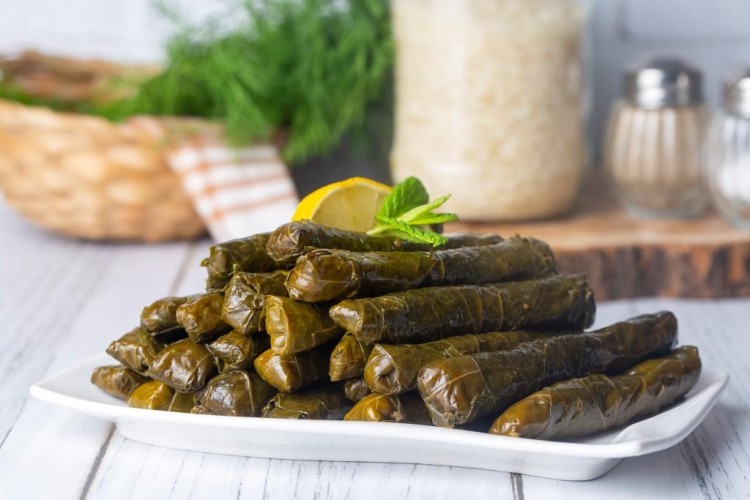 محشي ورق الدوالي باللحمة