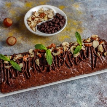 بسبوسة رول بالشوكولاتة