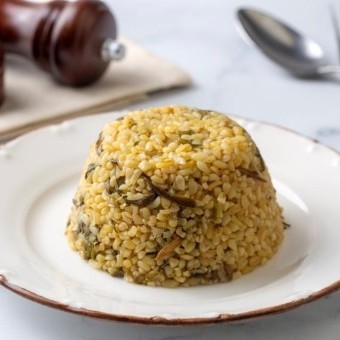 برغل بالفول الأخضر