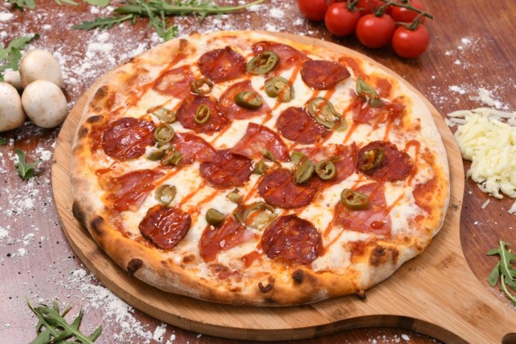 البيتزا بدون فرن