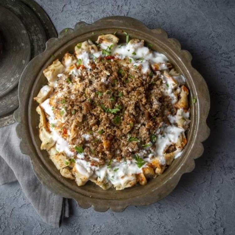 فتة الحمص باللحم للفطور